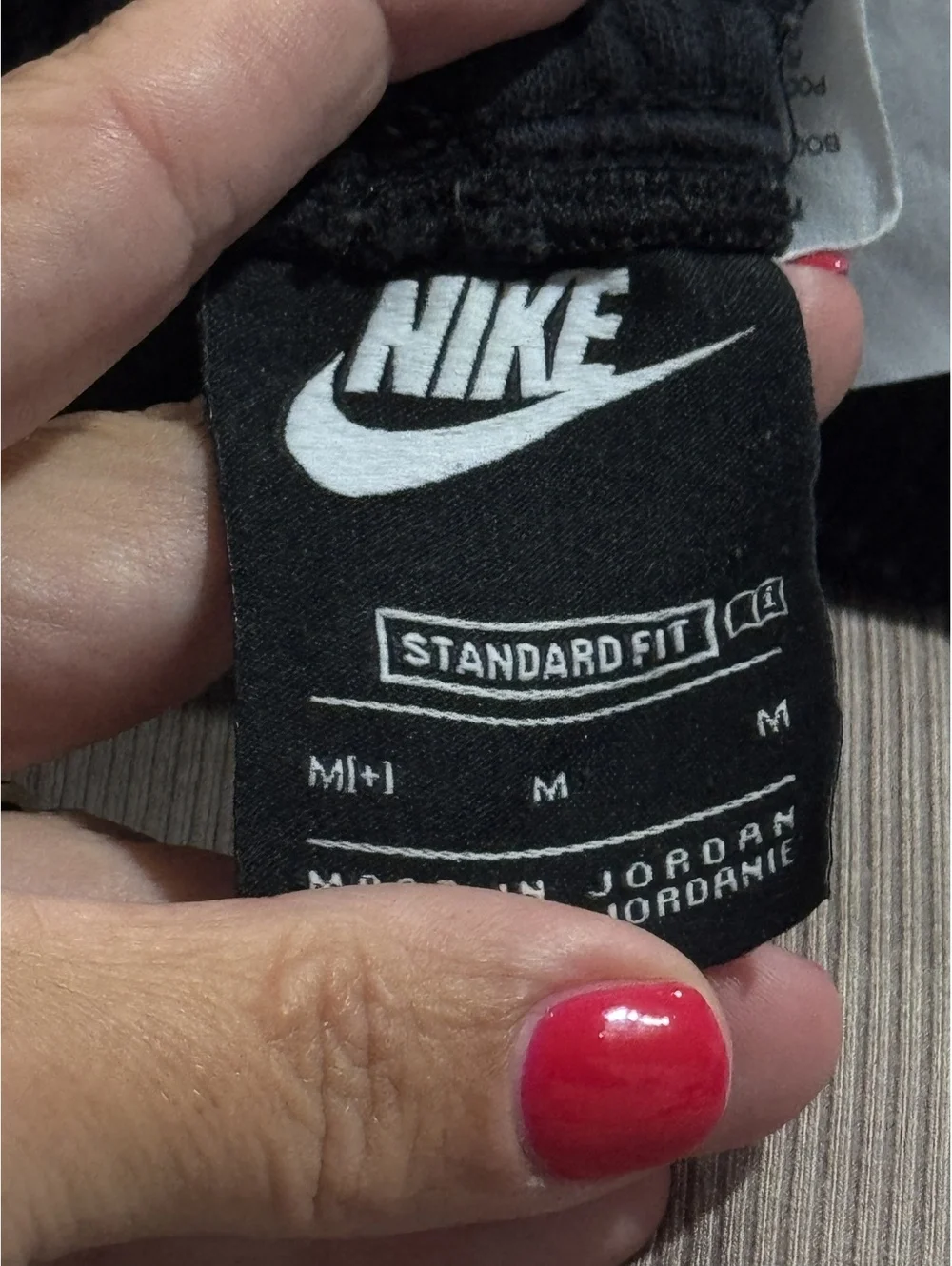 Nike Standard Fit Black Sweatpants with Logo, Size Youth M